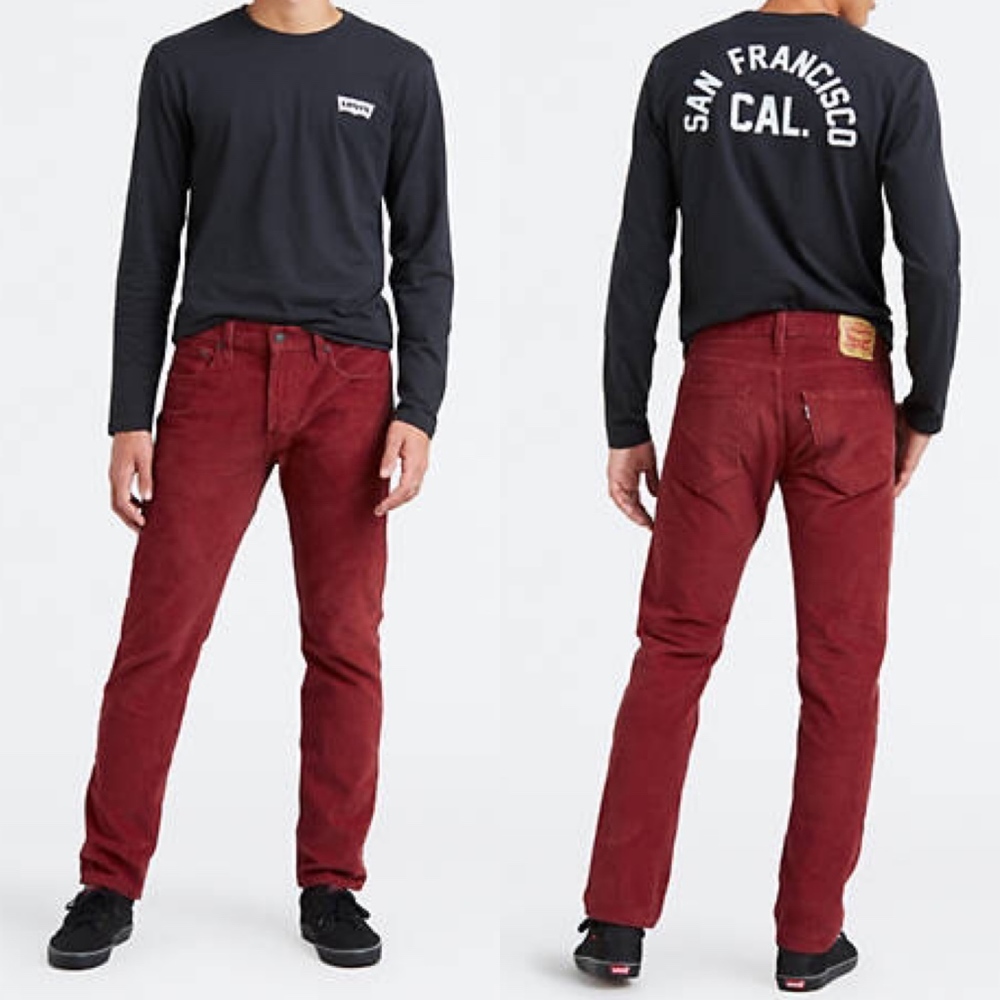 Levis 502 Corduroy Regular Taper Straight Jeans